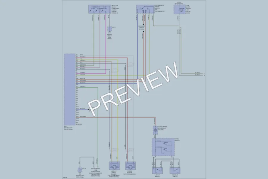 2009 Mazda MX5Miata Transmission wiring diagram preview