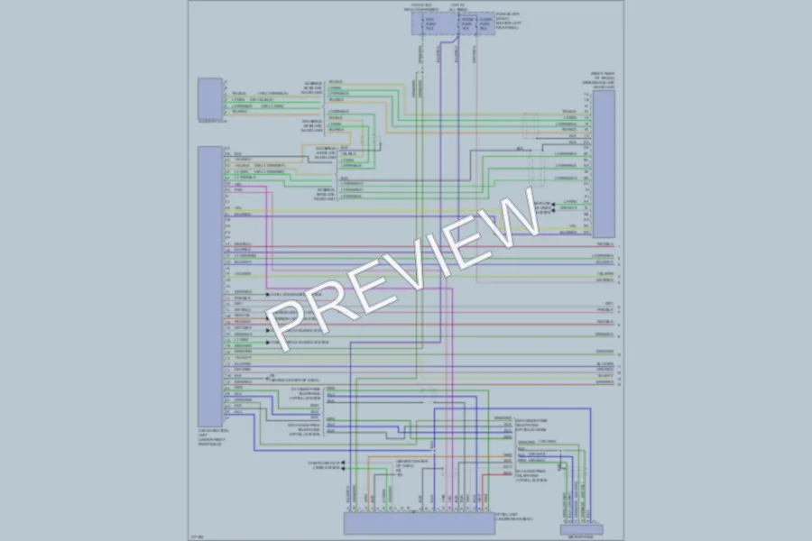 2009 Mazda RX8 Navigation wiring diagram preview