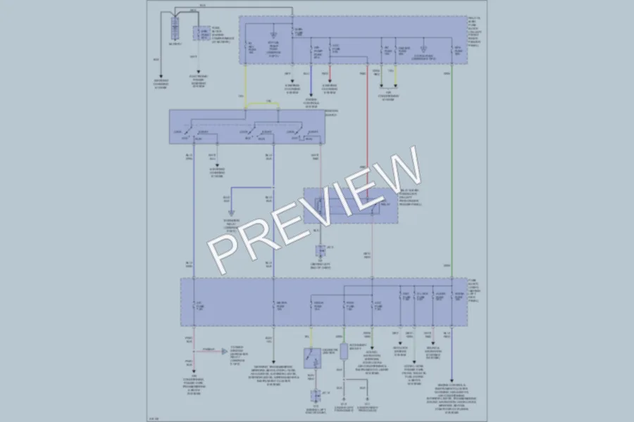 2009 Mazda RX8 Power Distribution wiring diagram preview