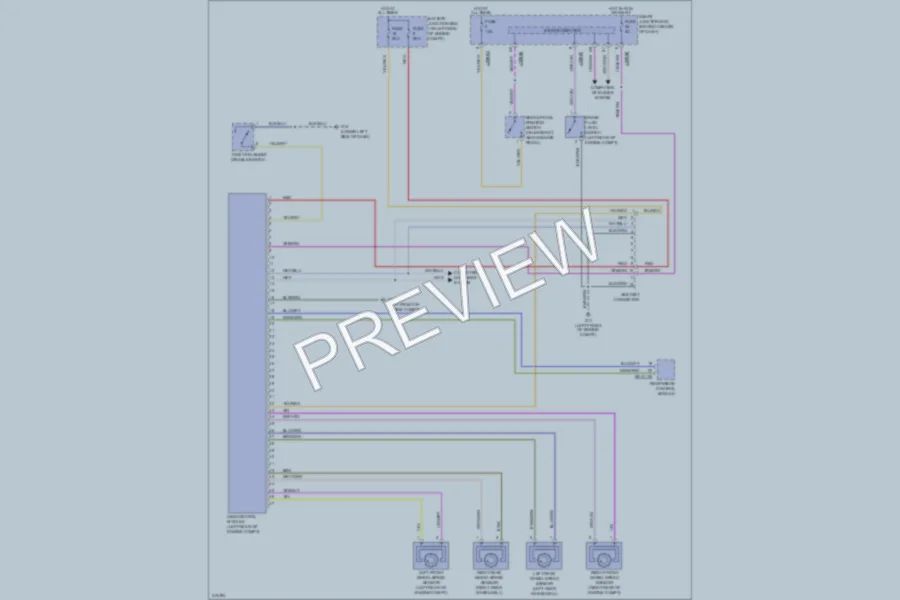 2009 Mazda Tribute Anti Lock Brakes wiring diagram preview