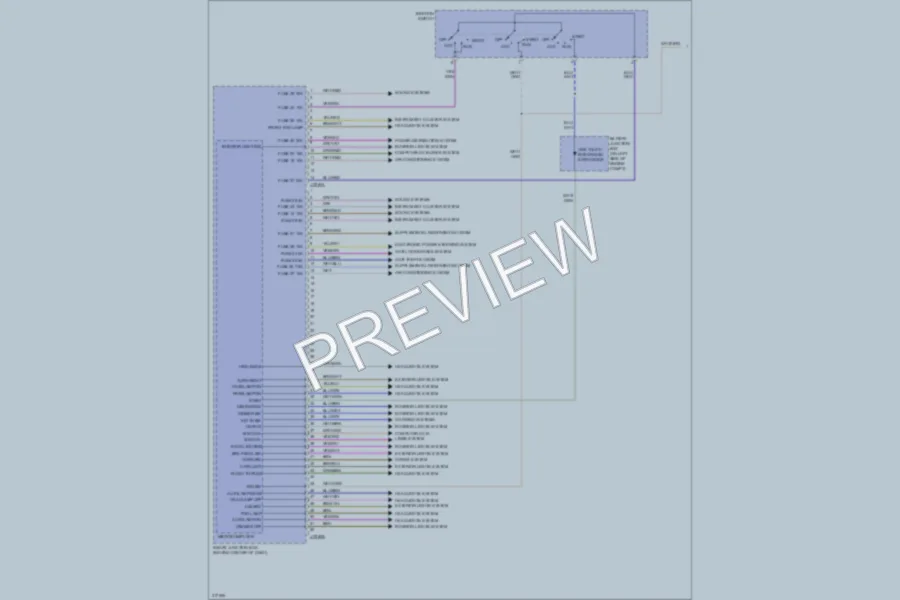 2009 Mazda Tribute Body Control Modules wiring diagram preview