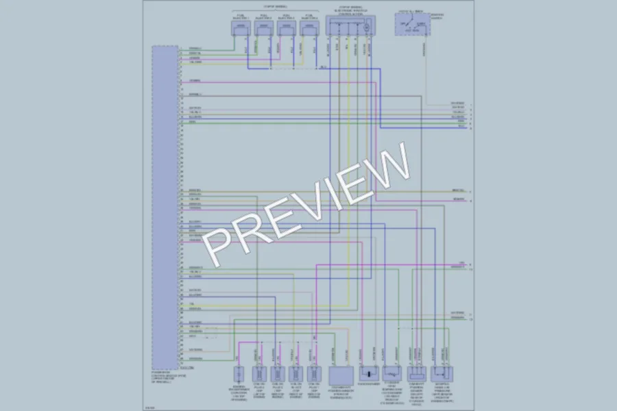 2009 Mazda Tribute Engine Performance wiring diagram preview