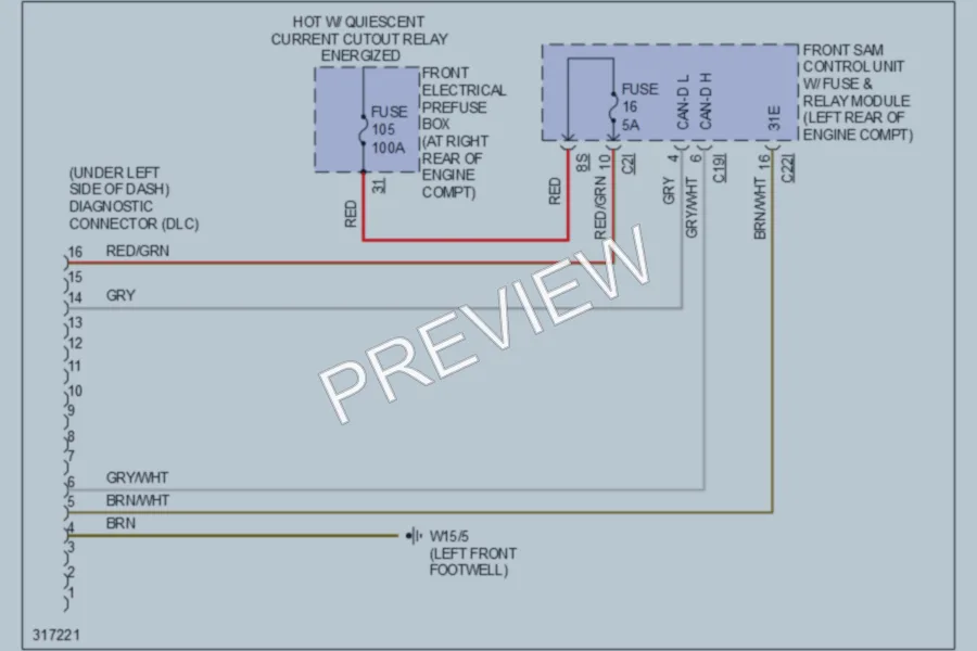 2009 MercedesBenz C350 Computer Data Lines wiring diagram preview