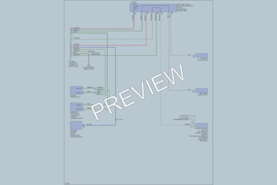 2009 MercedesBenz CLK350 Computer Data Lines wiring diagram preview
