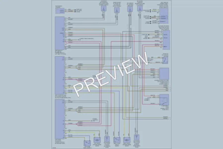 2009 MercedesBenz CLK550 Anti Theft wiring diagram preview