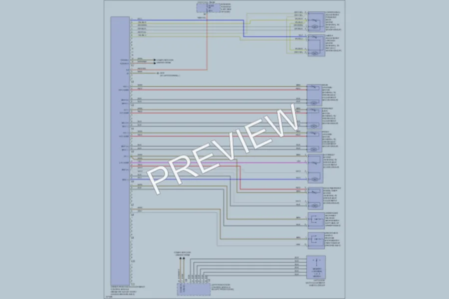 2009 MercedesBenz CLK550 Memory Systems wiring diagram preview