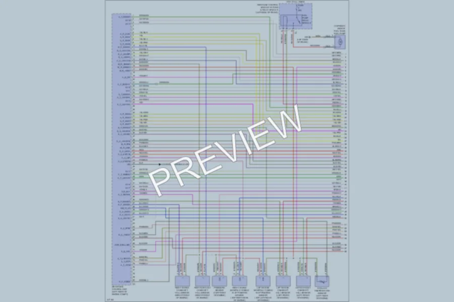 2009 MercedesBenz CLS550 Engine Performance wiring diagram preview