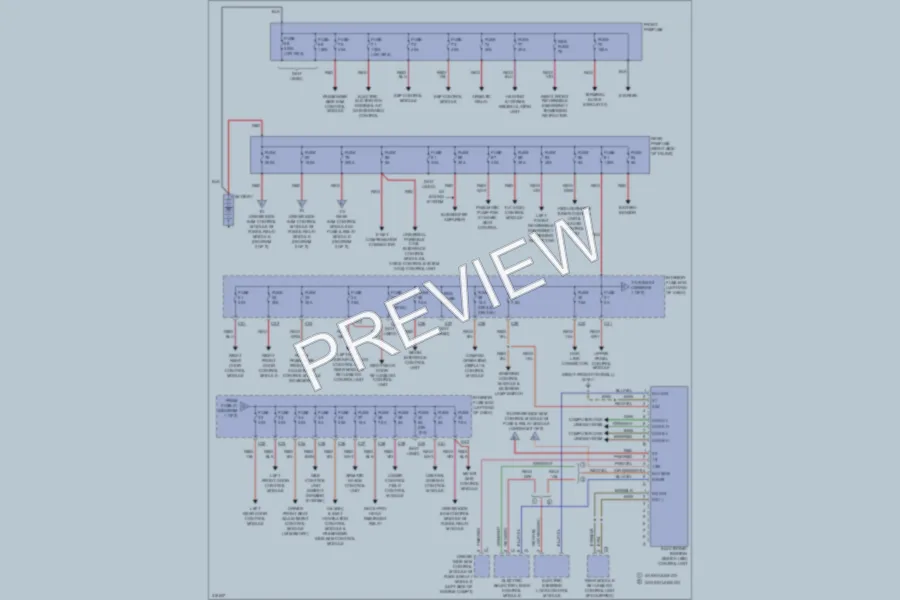 2009 MercedesBenz CLS550 Power Distribution wiring diagram preview