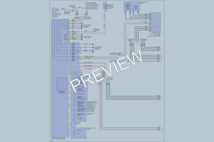 2009 MercedesBenz E320BLUETEC Electronic Power Steering wiring diagram preview