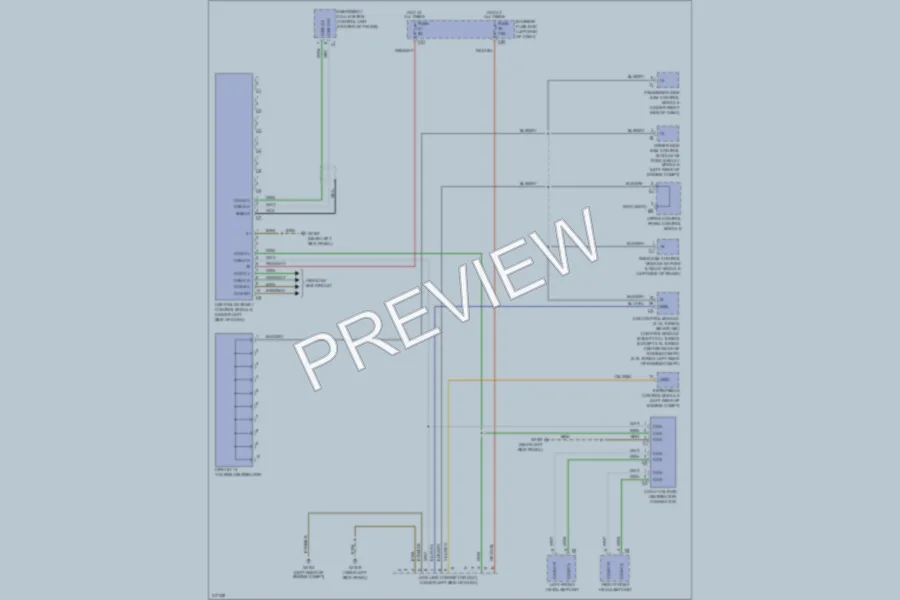 2009 MercedesBenz E350 Computer Data Lines wiring diagram preview