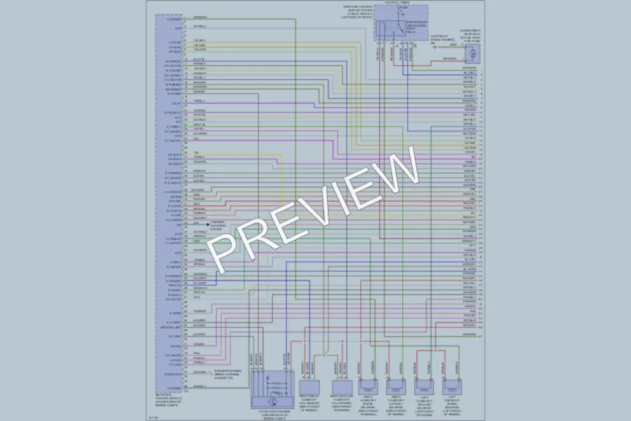 2009 MercedesBenz E350 Engine Performance wiring diagram preview