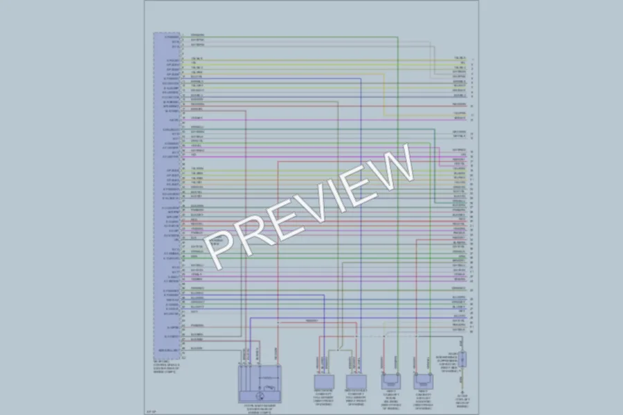2009 MercedesBenz E550 Engine Performance wiring diagram preview