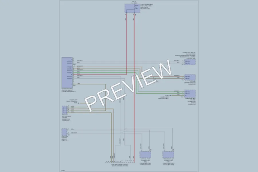 2009 MercedesBenz GL320BLUETEC Computer Data Lines wiring diagram preview