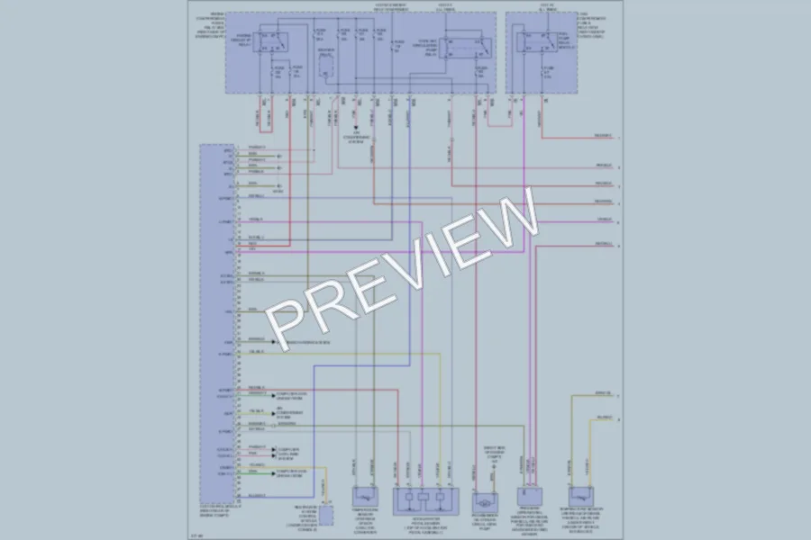 2009 MercedesBenz GL320BLUETEC Engine Performance wiring diagram preview