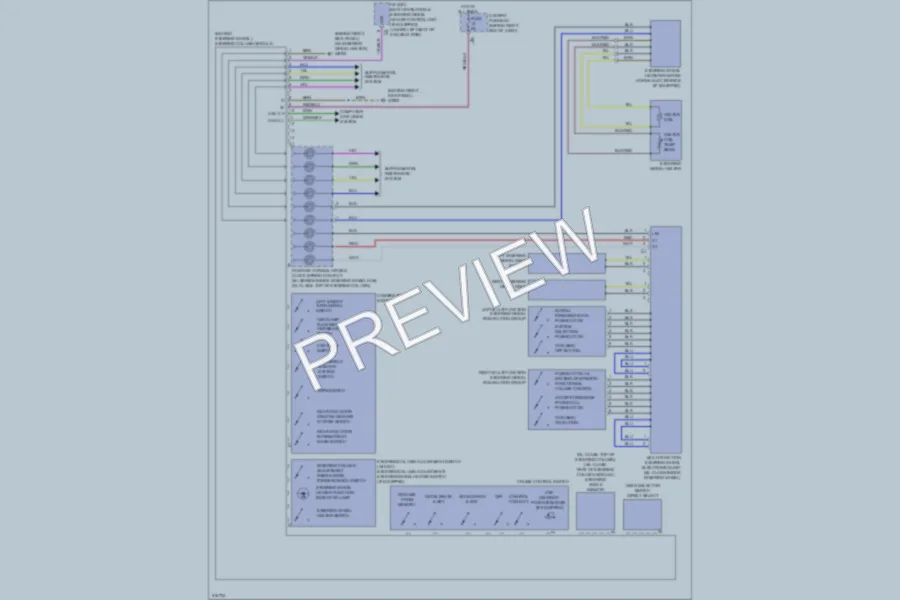 2009 MercedesBenz GL550 Electronic Power Steering wiring diagram preview