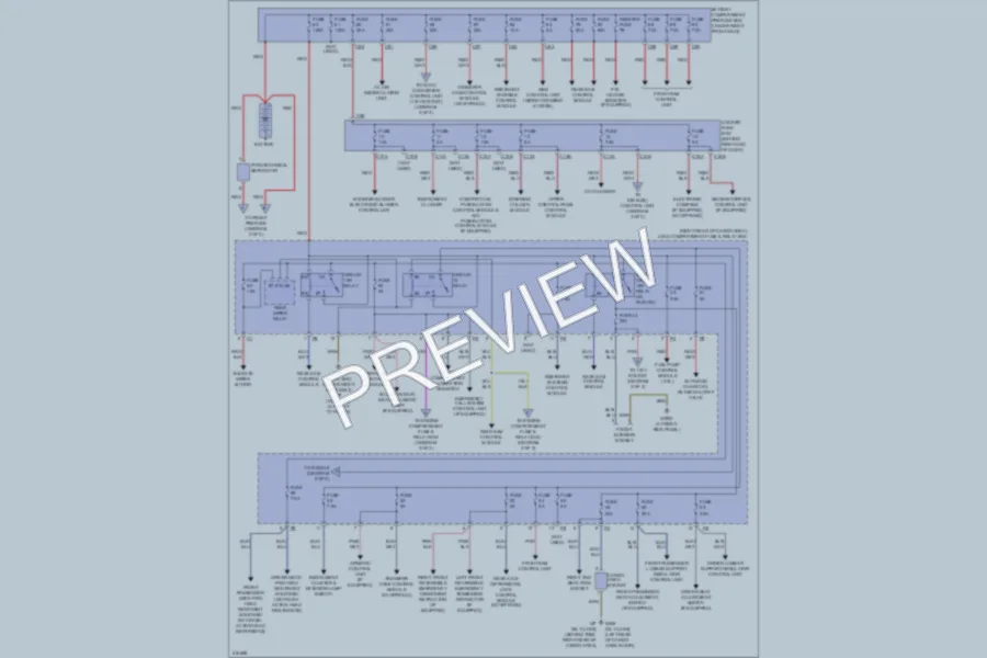 2009 MercedesBenz ML320BLUETEC Power Distribution wiring diagram preview