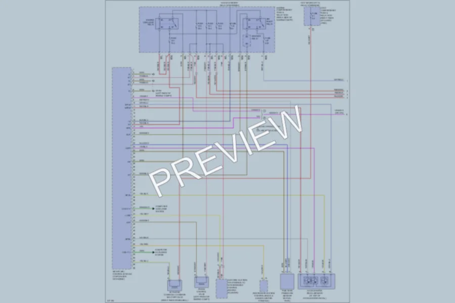 2009 MercedesBenz ML350 Engine Performance wiring diagram preview