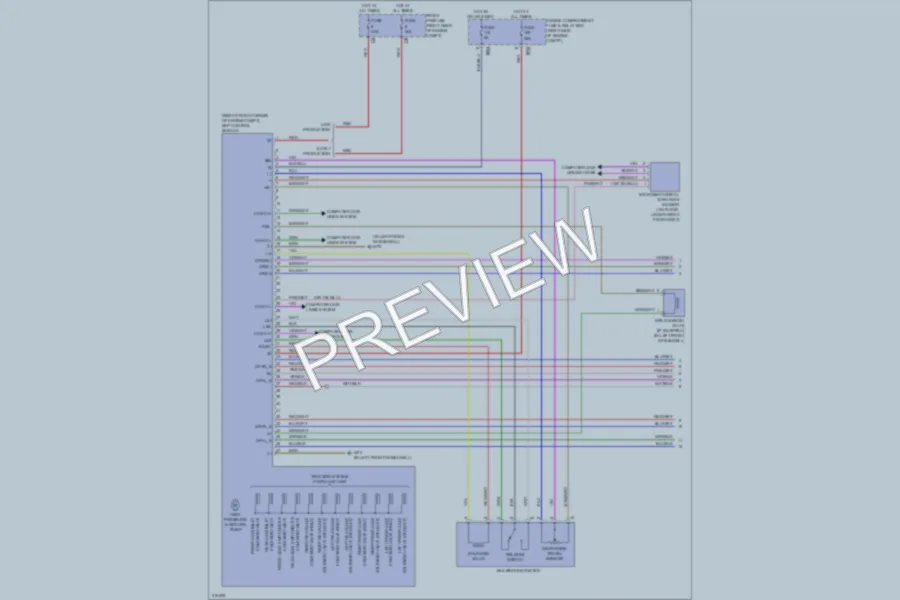 2009 MercedesBenz R350 Anti Lock Brakes wiring diagram preview