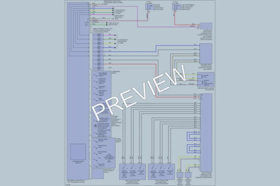 2009 MercedesBenz R350 Electronic Power Steering wiring diagram preview