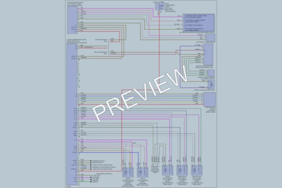 2009 MercedesBenz R350 Memory Systems wiring diagram preview
