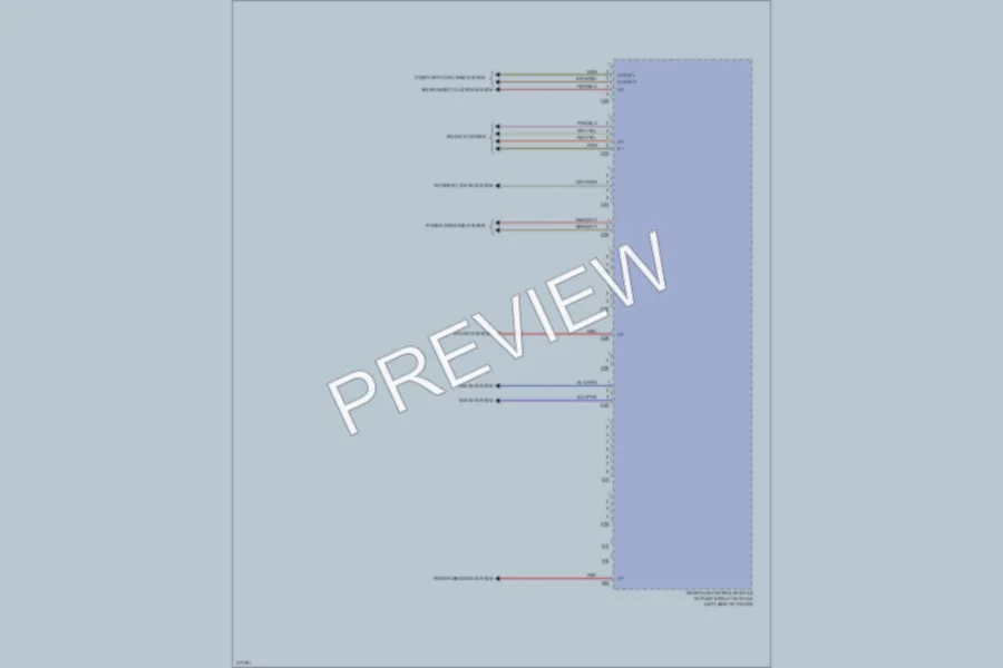 2009 MercedesBenz S550 Body Control Modules wiring diagram preview