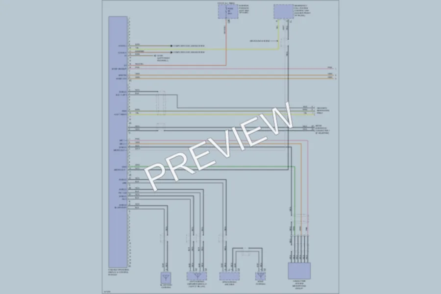 2009 MercedesBenz S550 Radio wiring diagram preview