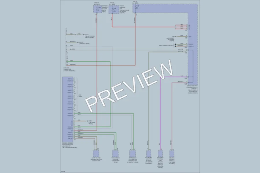2009 MercedesBenz SLK300 Computer Data Lines wiring diagram preview