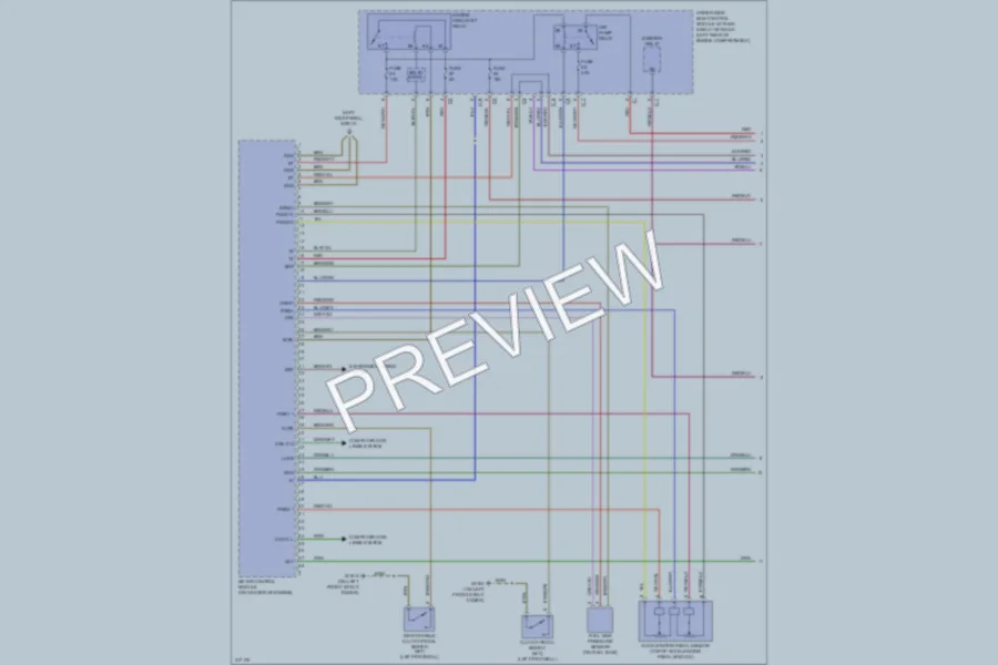 2009 MercedesBenz SLK350 Engine Performance wiring diagram preview