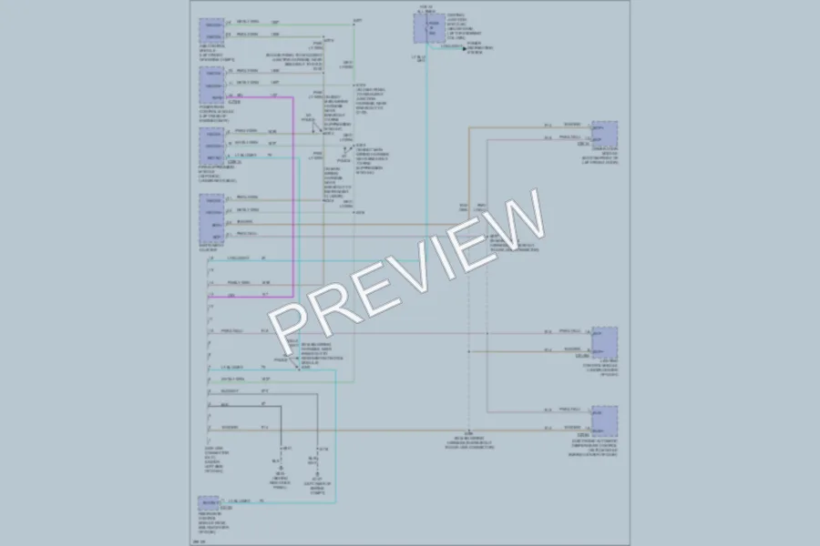 2009 Mercury GrandMarquis Computer Data Lines wiring diagram preview