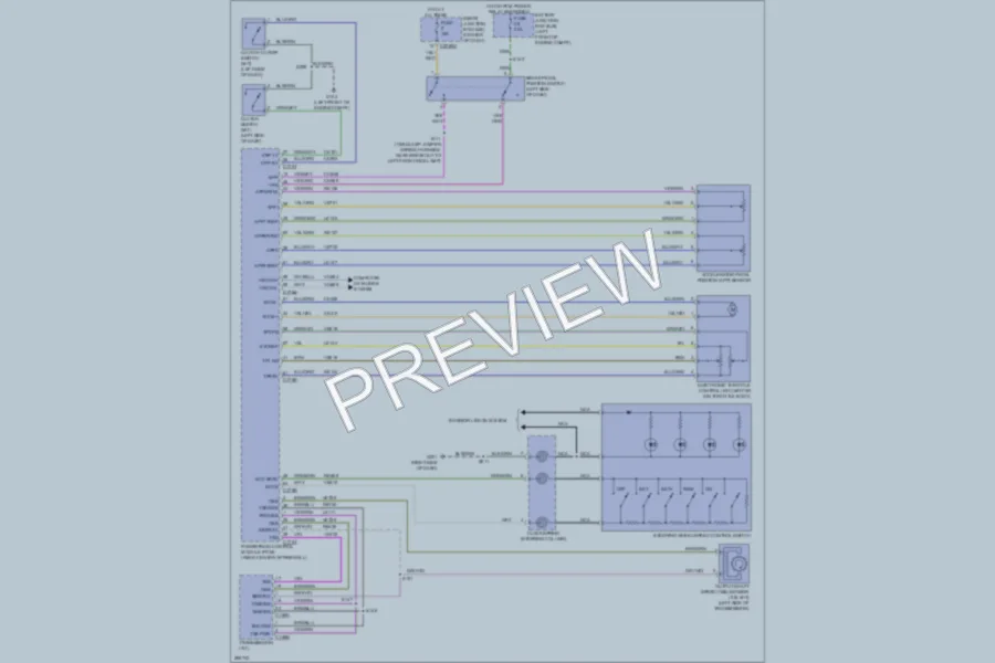 2009 Mercury MarinerHybrid Cruise Control wiring diagram preview
