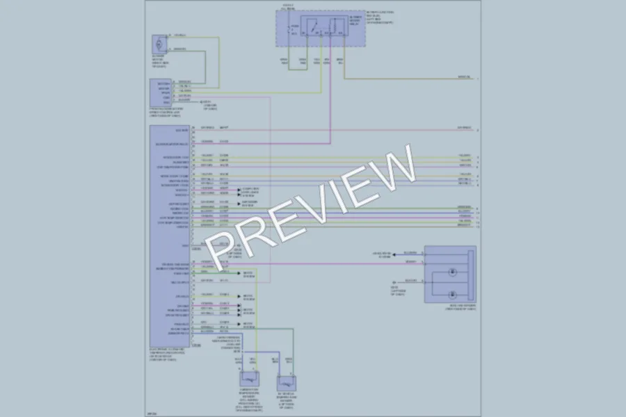 2009 Mercury Milan Air Conditioning wiring diagram preview