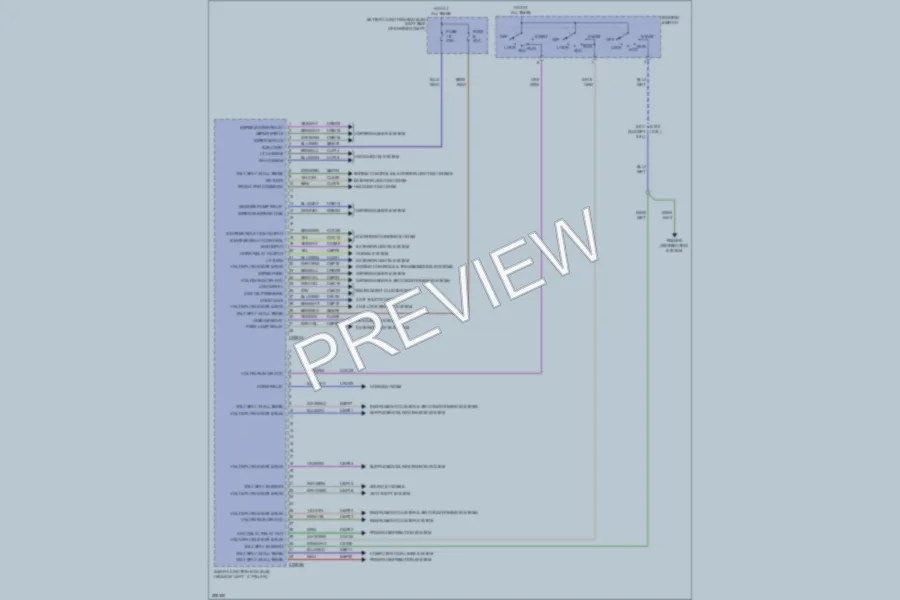 2009 Mercury Milan Body Control Modules wiring diagram preview