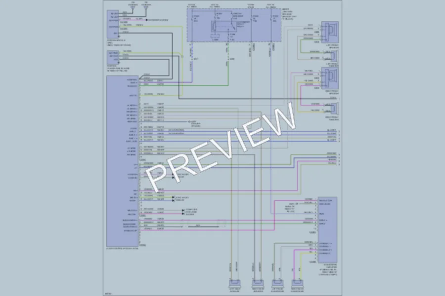 2009 Mercury Milan Radio wiring diagram preview