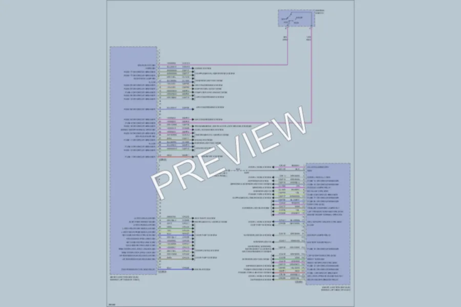 2009 Mercury Mountaineer Body Control Modules wiring diagram preview