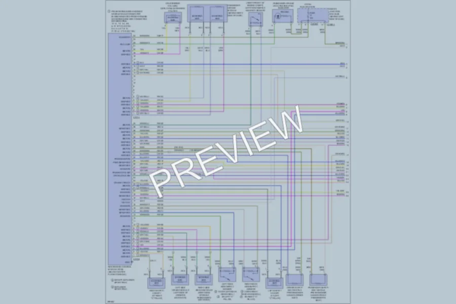 2009 Mercury Mountaineer Supplemental Restraints wiring diagram preview