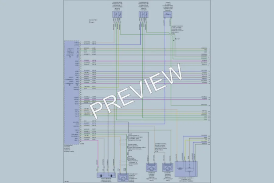 2009 Mercury Sable Engine Performance wiring diagram preview