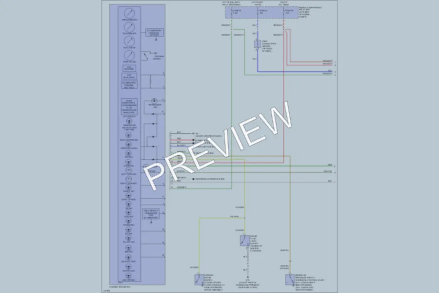 2009 Mitsubishi Eclipse Instrument Cluster wiring diagram preview