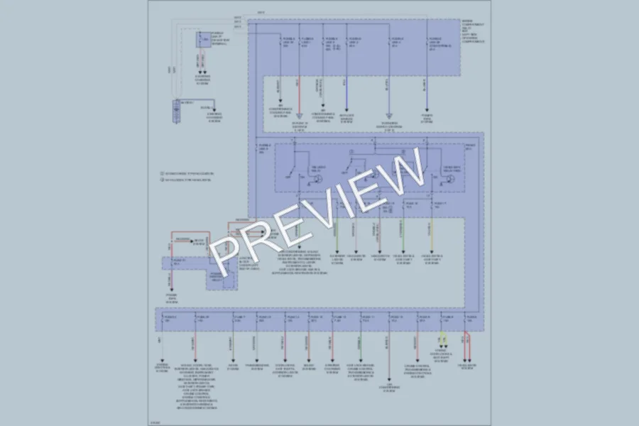 2009 Mitsubishi Eclipse Power Distribution wiring diagram preview