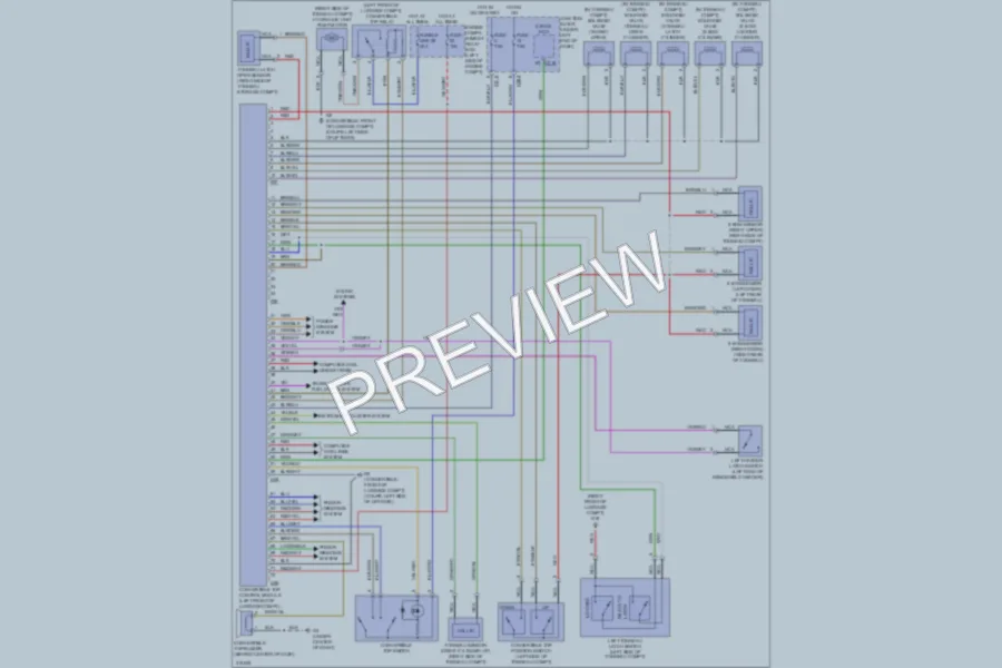 2009 Mitsubishi Eclipse Power Top Sunroof wiring diagram preview