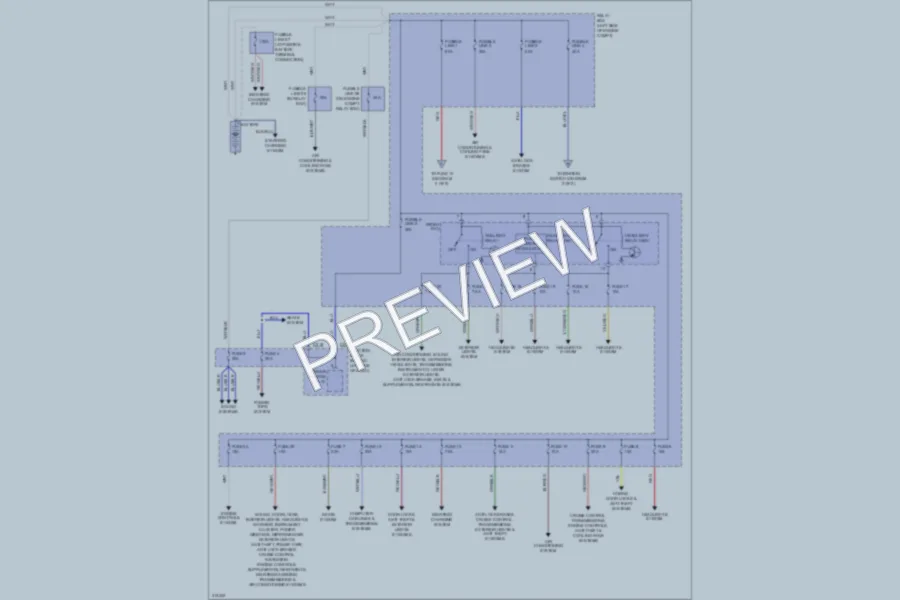 2009 Mitsubishi Galant Power Distribution wiring diagram preview