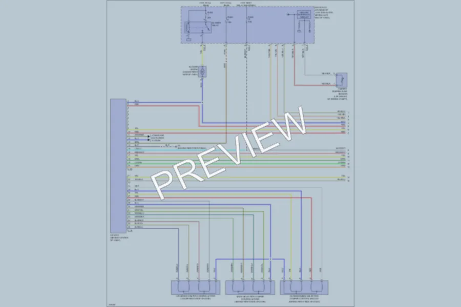 2009 Mitsubishi Lancer Air Conditioning wiring diagram preview