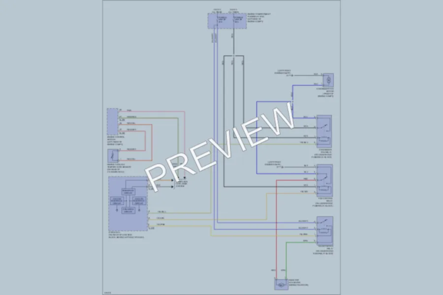 2009 Mitsubishi Lancer Cooling Fan wiring diagram preview
