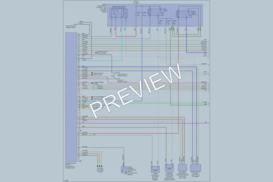 2009 Mitsubishi Lancer Engine Performance wiring diagram preview