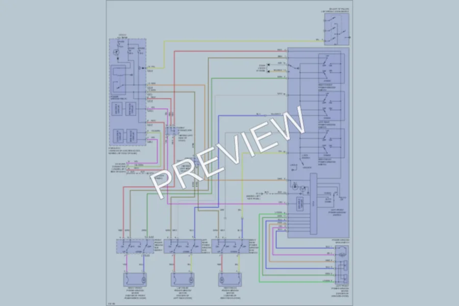 2009 Mitsubishi Lancer Power Windows wiring diagram preview