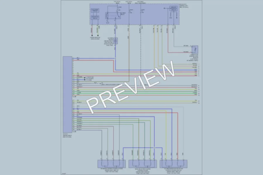 2009 Mitsubishi Outlander Air Conditioning wiring diagram preview