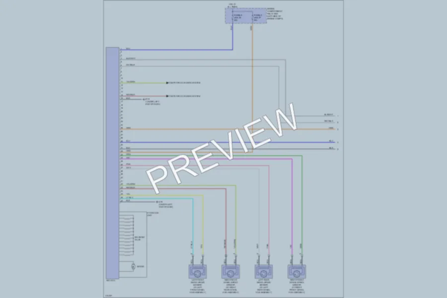 2009 Mitsubishi Outlander Anti Lock Brakes wiring diagram preview