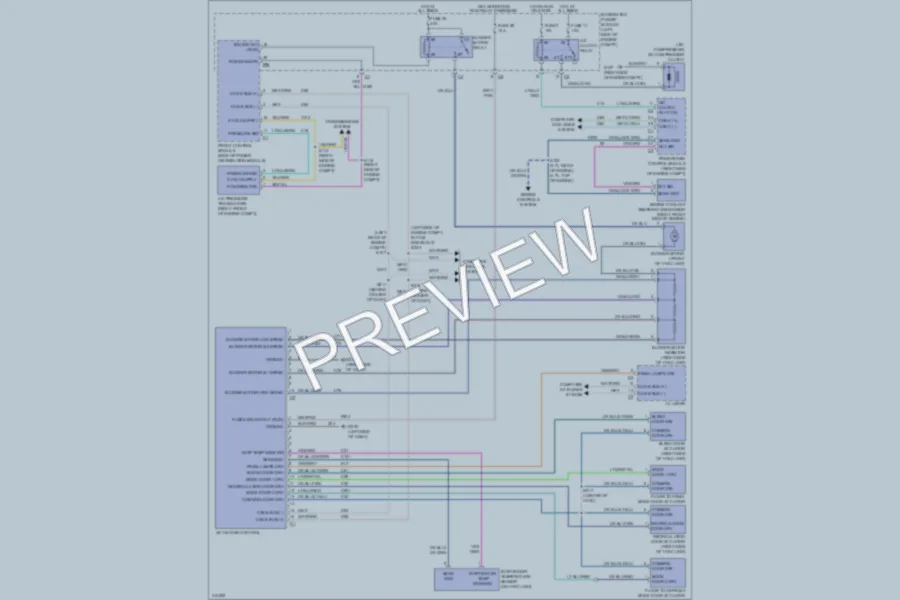 2009 Mitsubishi Raider Air Conditioning wiring diagram preview