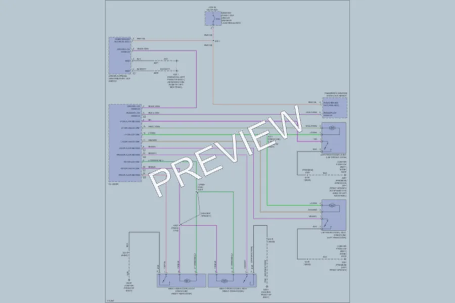2009 Mitsubishi Raider Power Door Locks wiring diagram preview