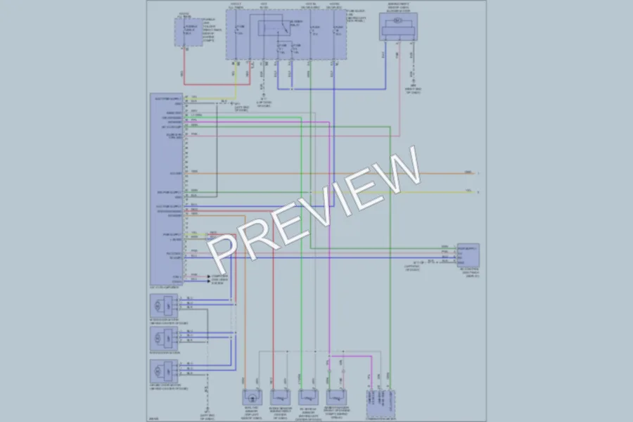 2009 Nissan 370Z Air Conditioning wiring diagram preview