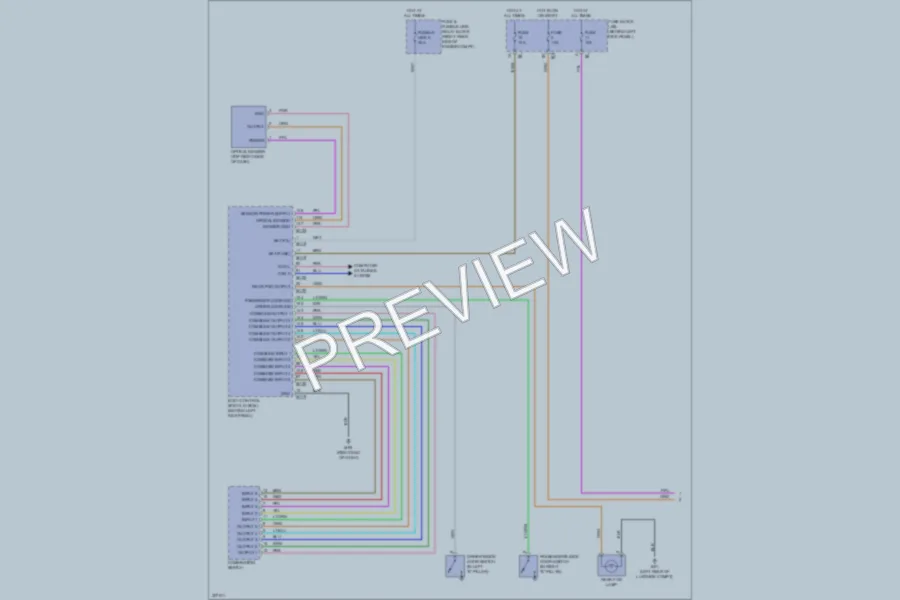 2009 Nissan 370Z Headlights wiring diagram preview